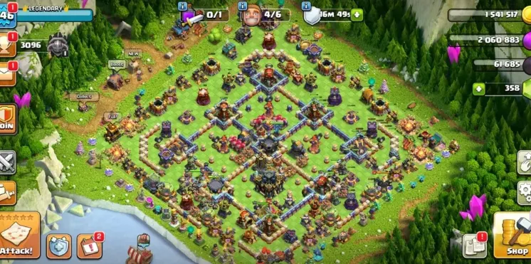 COC527 TH17 SULTAN Maxed Strong Defense High Heroes 100 100 73 75 50 Strong Troops Ready for War (G)
